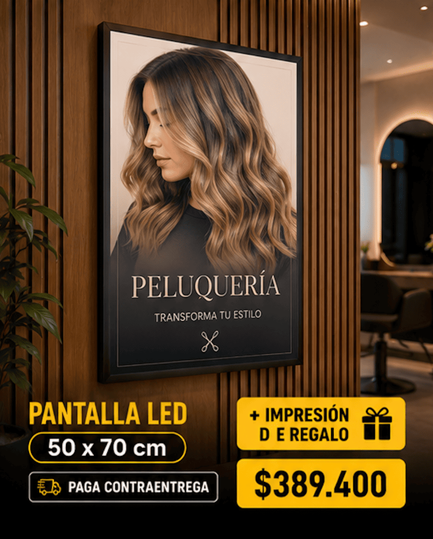 Pantalla LED 50x70 para spa